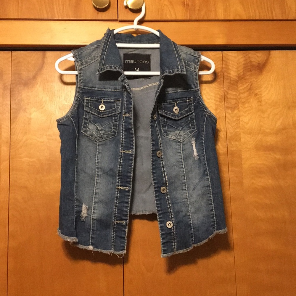 Maurice’s jean vest